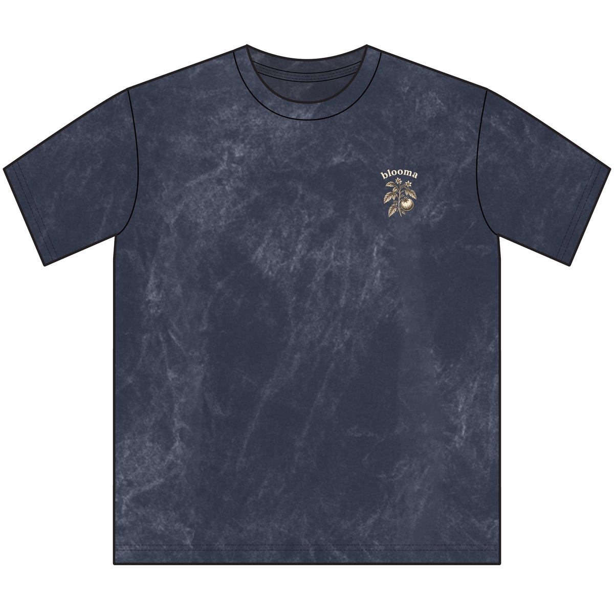 Blooma Garden Club Vintage Crewneck Tee — Floral Vegetable Garden Club Shirt