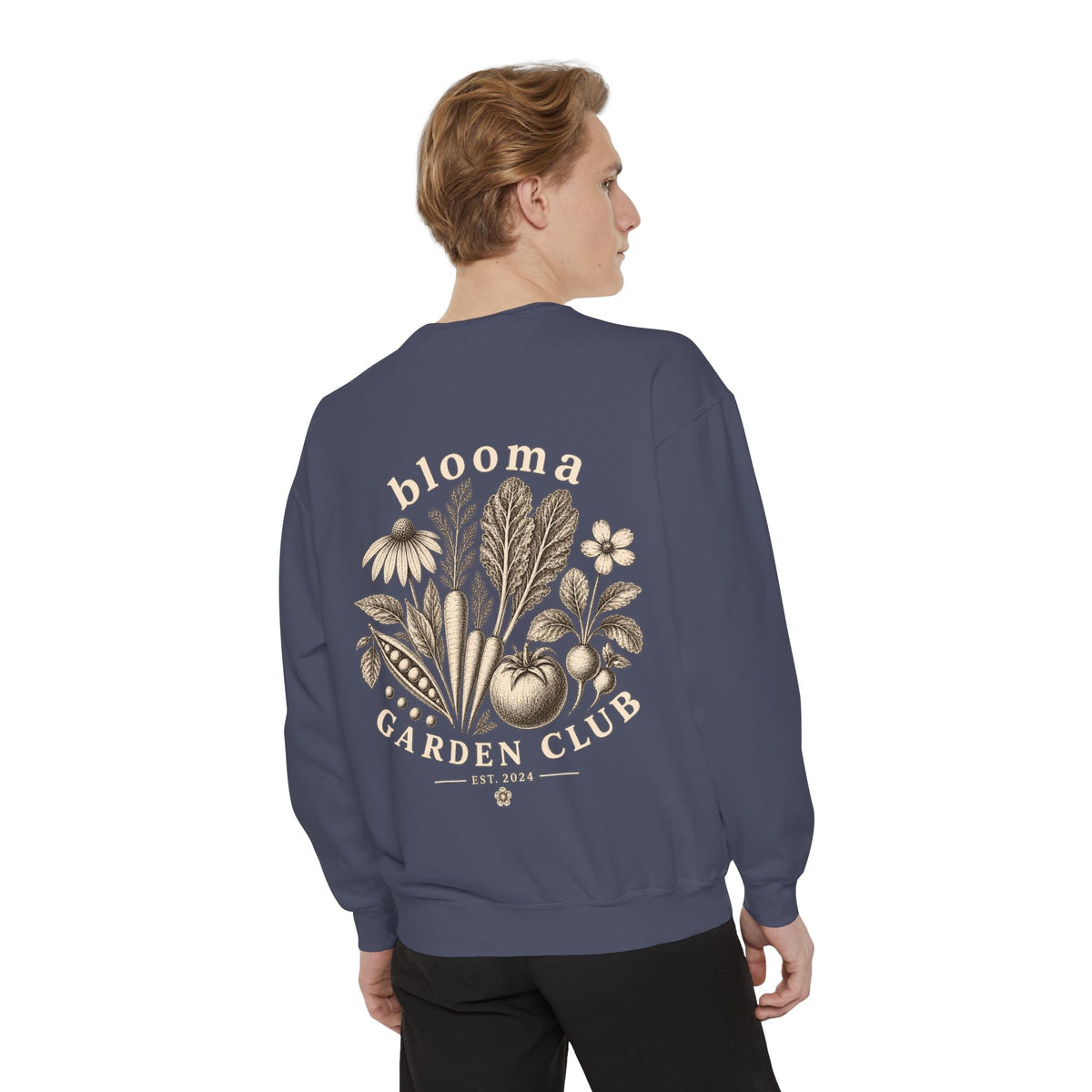 Garden Club Sweatshirt — Bloom & Botanical Vintage Floral Crewneck