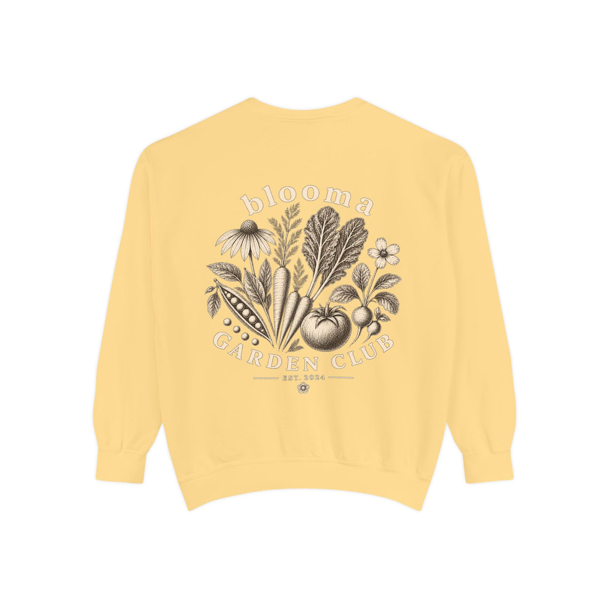 Garden Club Sweatshirt — Bloom & Botanical Vintage Floral Crewneck