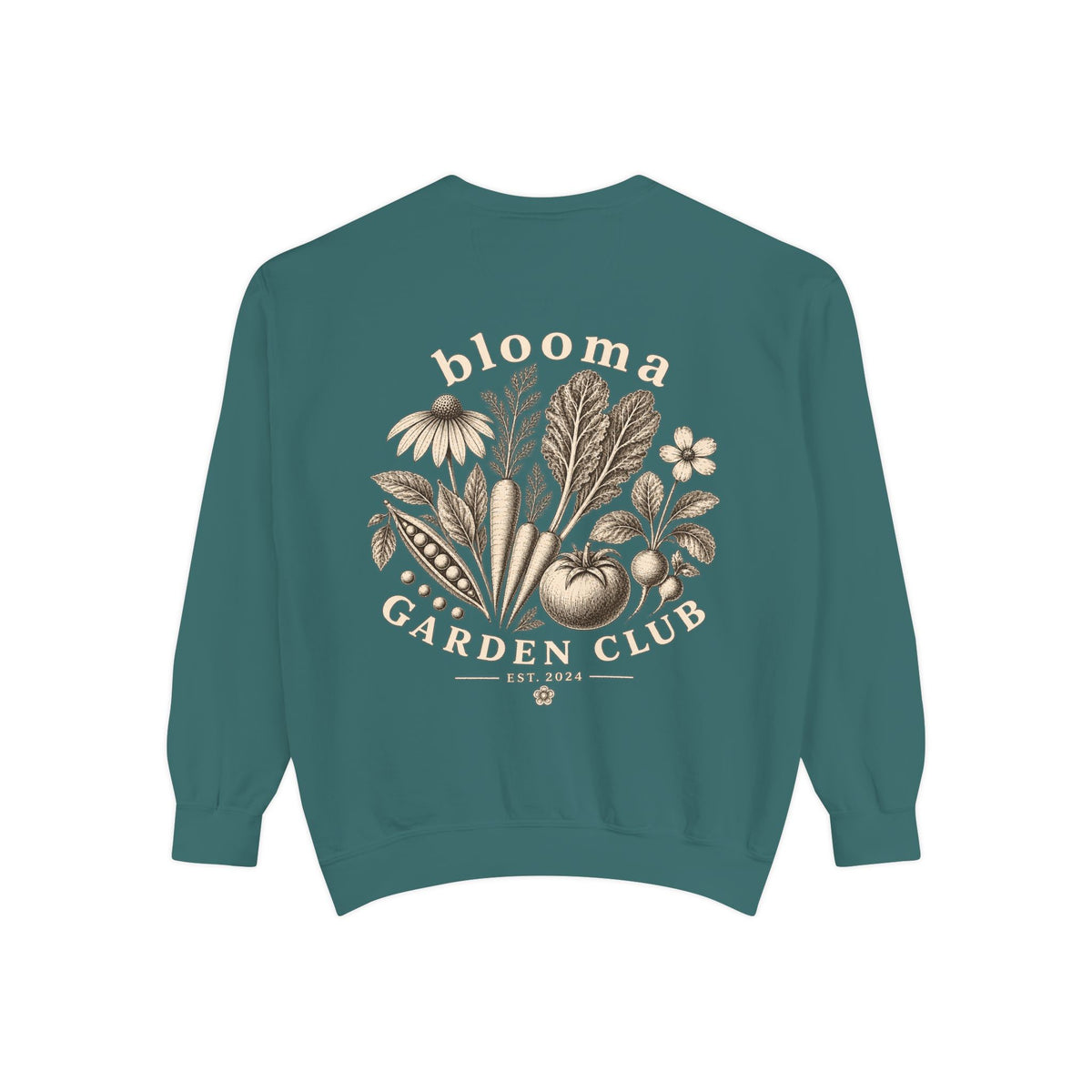 Garden Club Sweatshirt — Bloom & Botanical Vintage Floral Crewneck