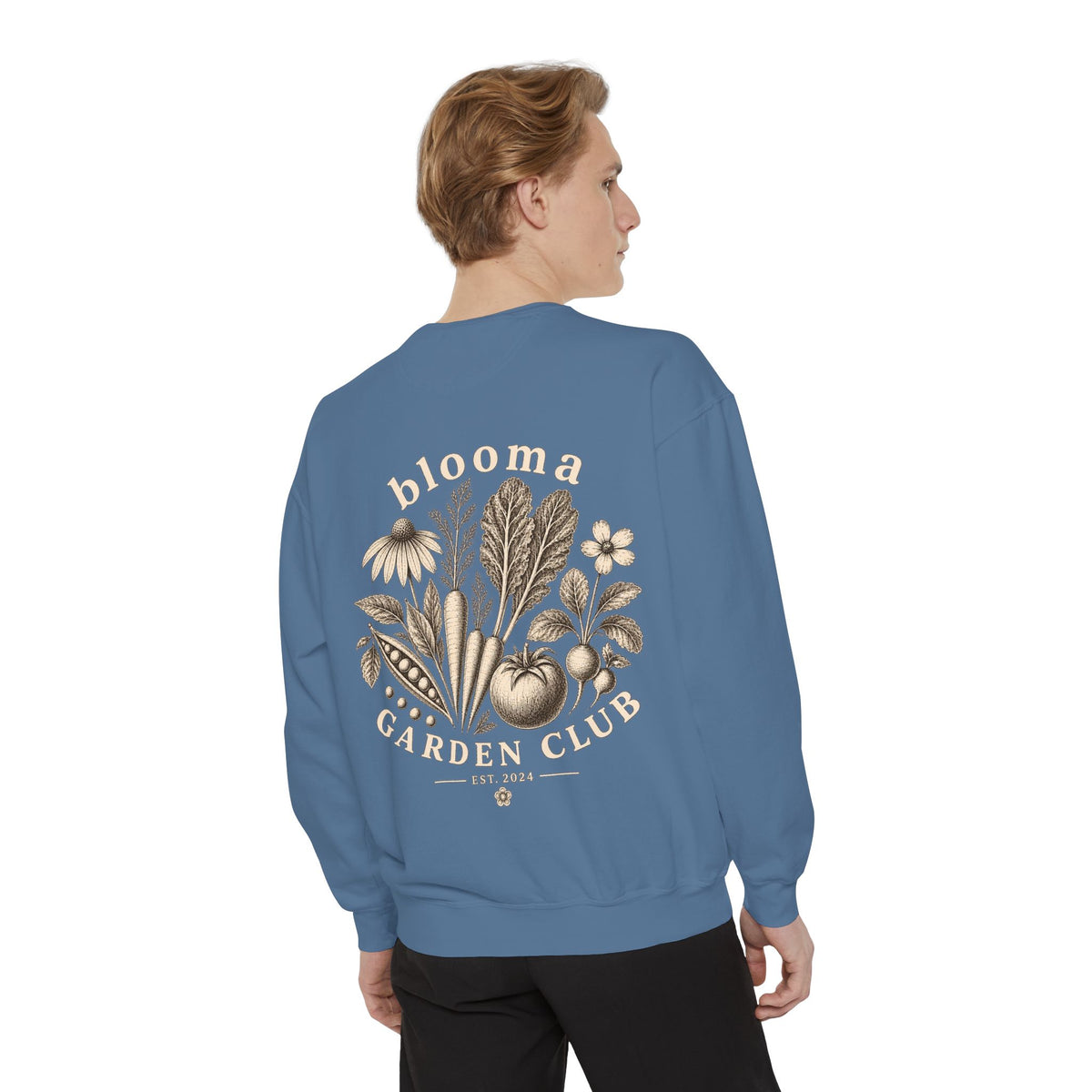 Garden Club Sweatshirt — Bloom & Botanical Vintage Floral Crewneck
