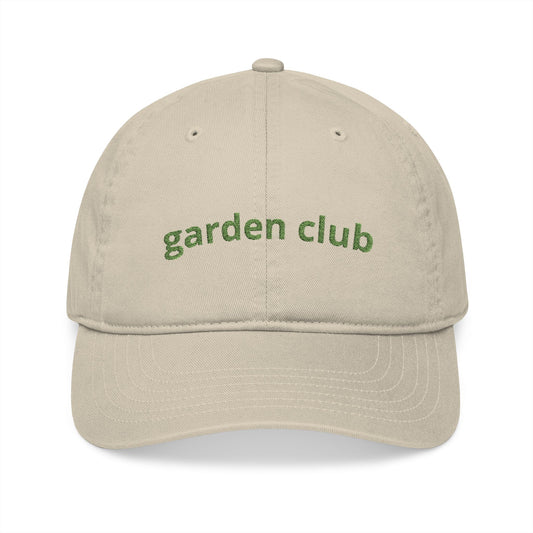 Organic Baseball Cap (Embroidery)
