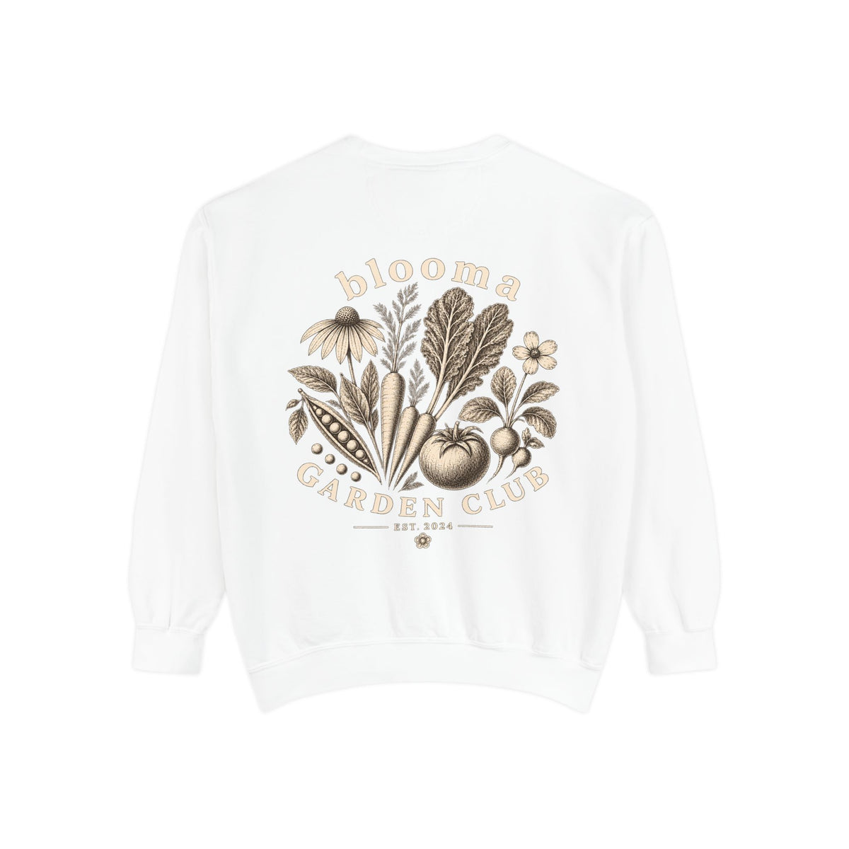 Garden Club Sweatshirt — Bloom & Botanical Vintage Floral Crewneck