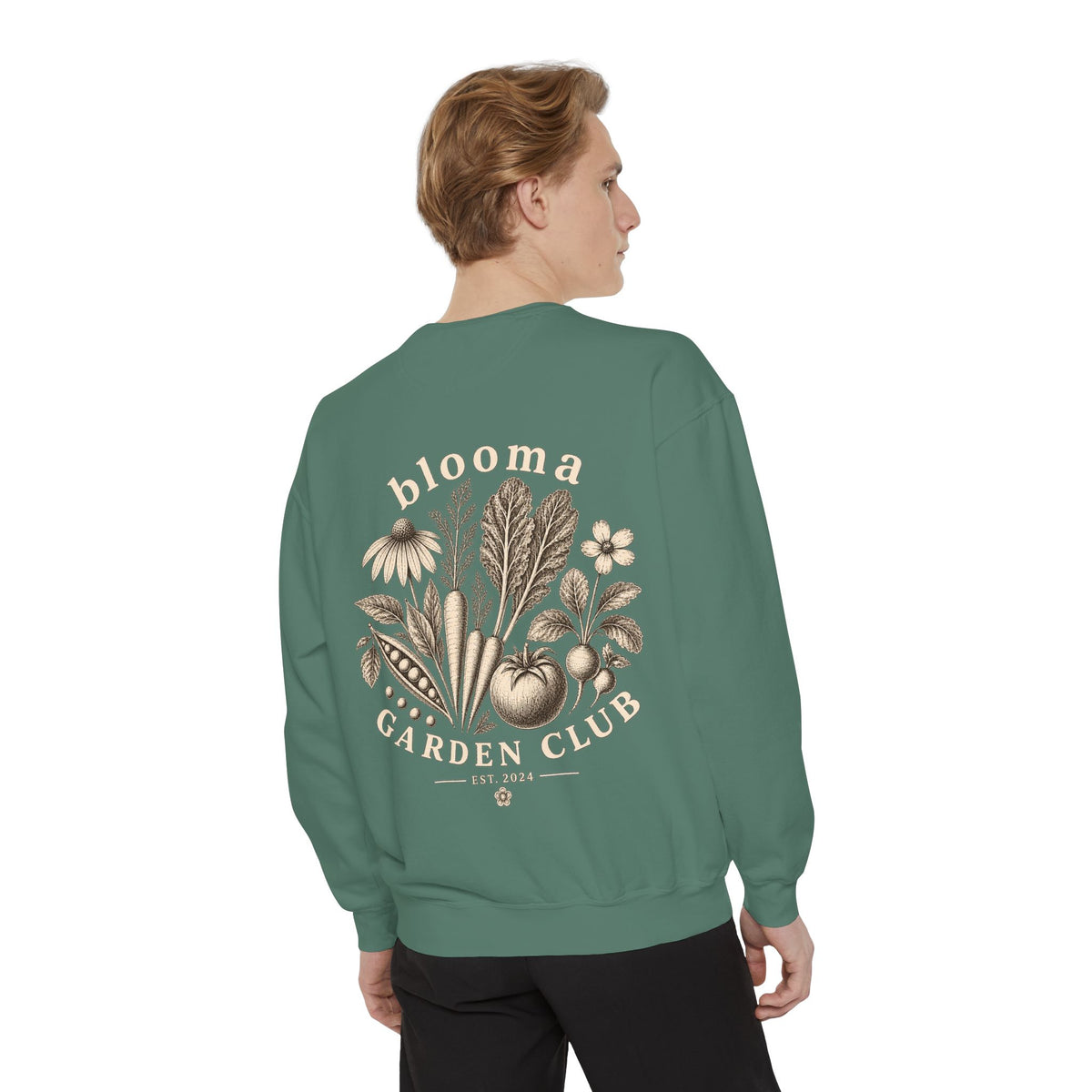 Garden Club Sweatshirt — Bloom & Botanical Vintage Floral Crewneck