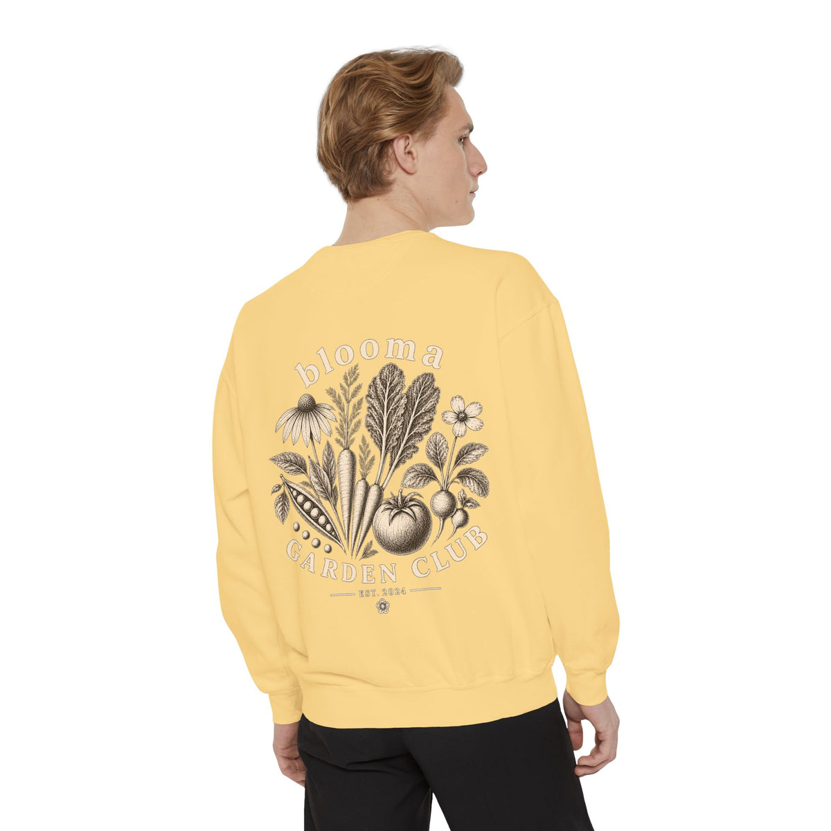 Garden Club Sweatshirt — Bloom & Botanical Vintage Floral Crewneck