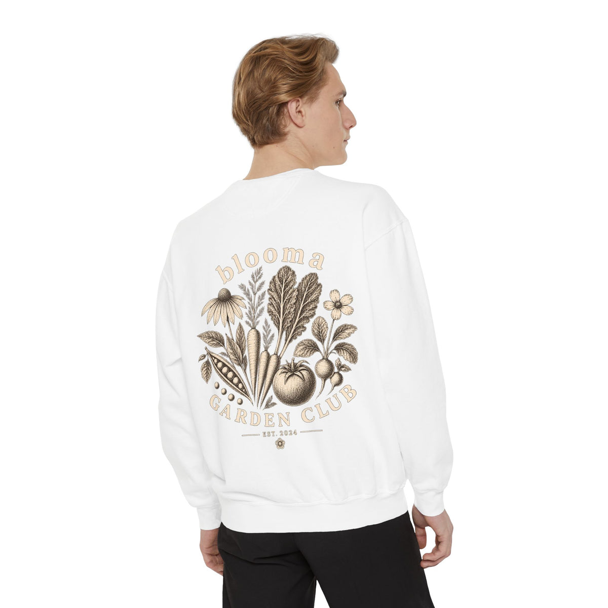 Garden Club Sweatshirt — Bloom & Botanical Vintage Floral Crewneck