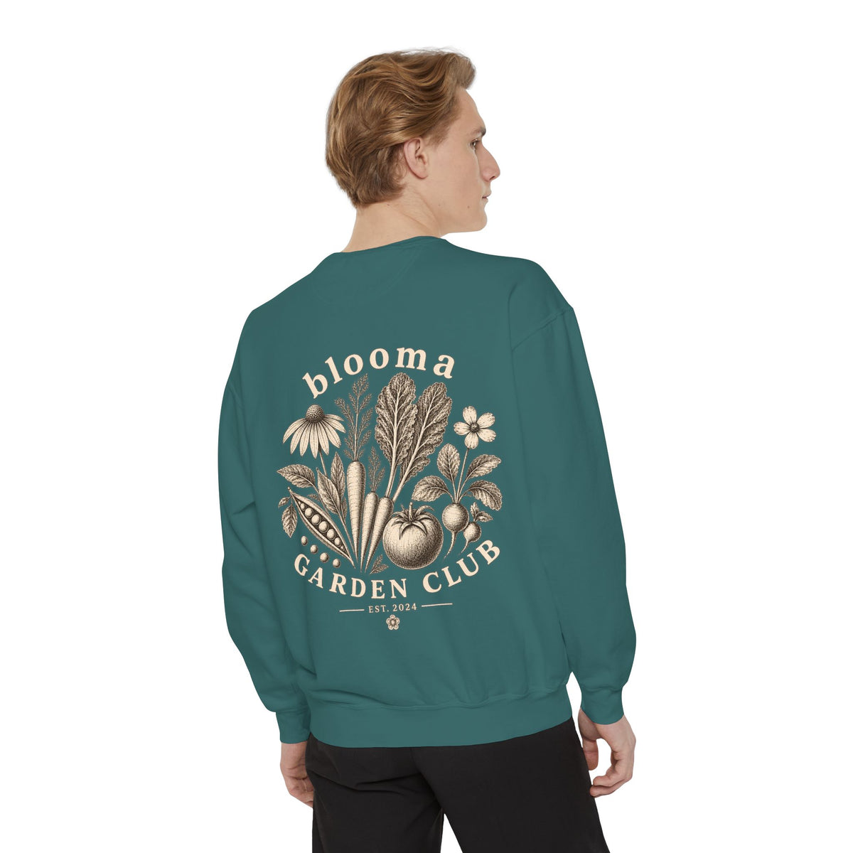 Garden Club Sweatshirt — Bloom & Botanical Vintage Floral Crewneck