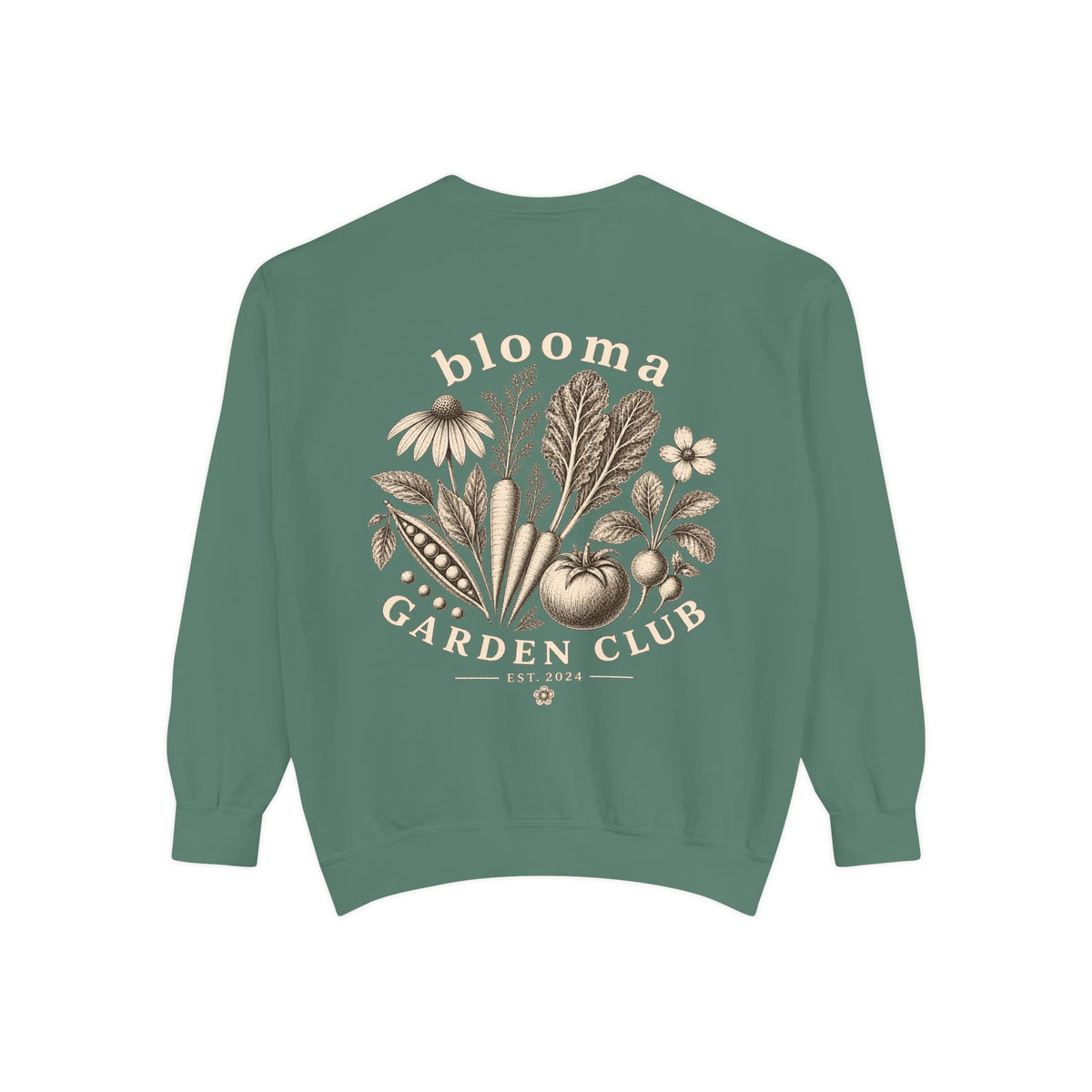 Garden Club Sweatshirt — Bloom & Botanical Vintage Floral Crewneck