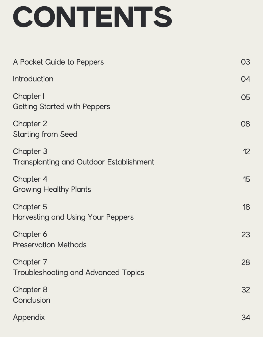 Peppers: Blooma's Complete Guide to Growing
