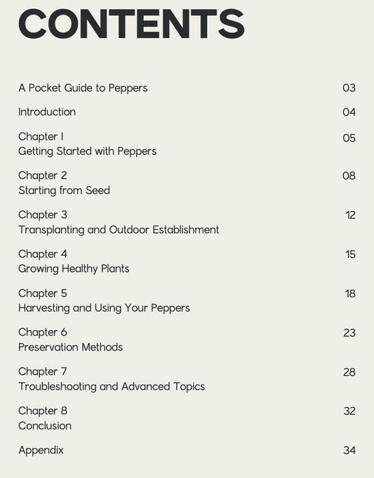 Peppers: Blooma's Complete Guide to Growing
